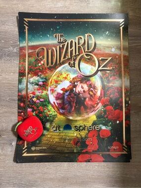 Wizard of Oz Sphere- Exclusive collectible bundle, poster + Apple